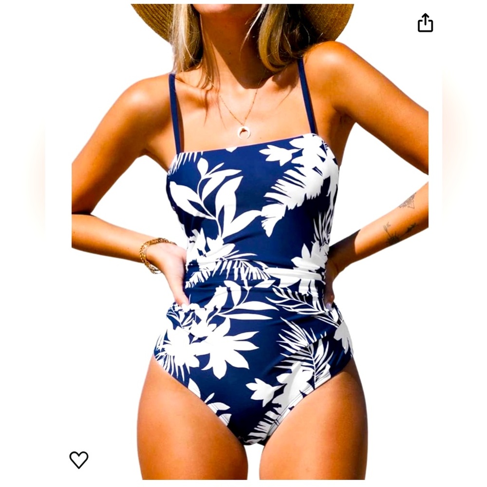 🌴Cupshe floral swimsuit